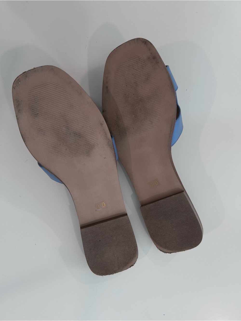 Steve Madden Blue Sandals Sz 9 - Picture 7 of 7